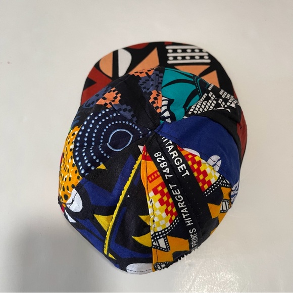 African Print Ankara Handmade Multicolor Bohemian Patchwork Baseball Cap - Picture 8 of 8